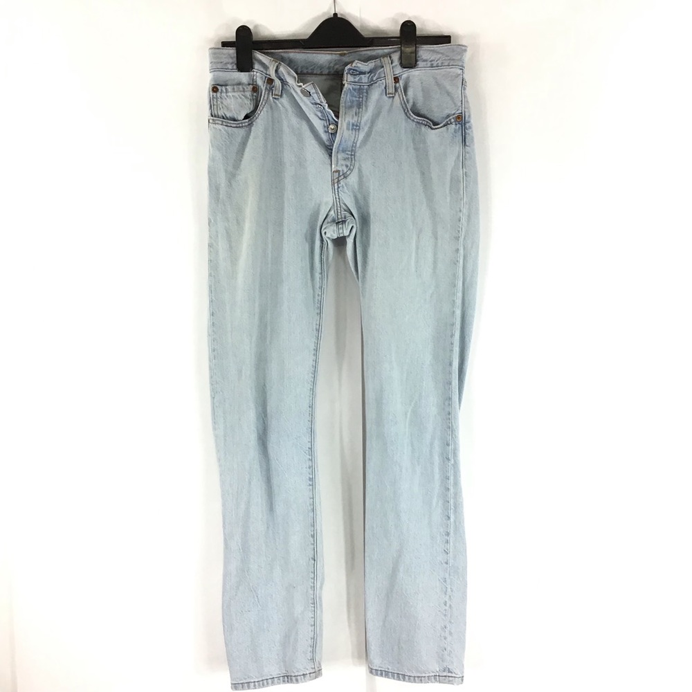 LEVI 501 Button Fly Straight Leg Jeans Size 29x32